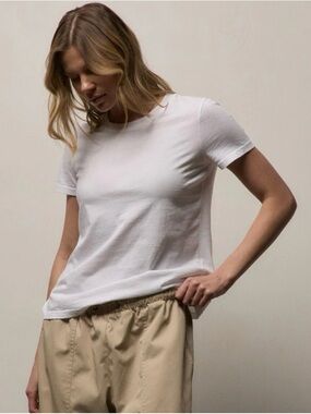 Standard James Perse Womens Vintage Little Boy Tee Shirt White Size 0 XS WLJ3114